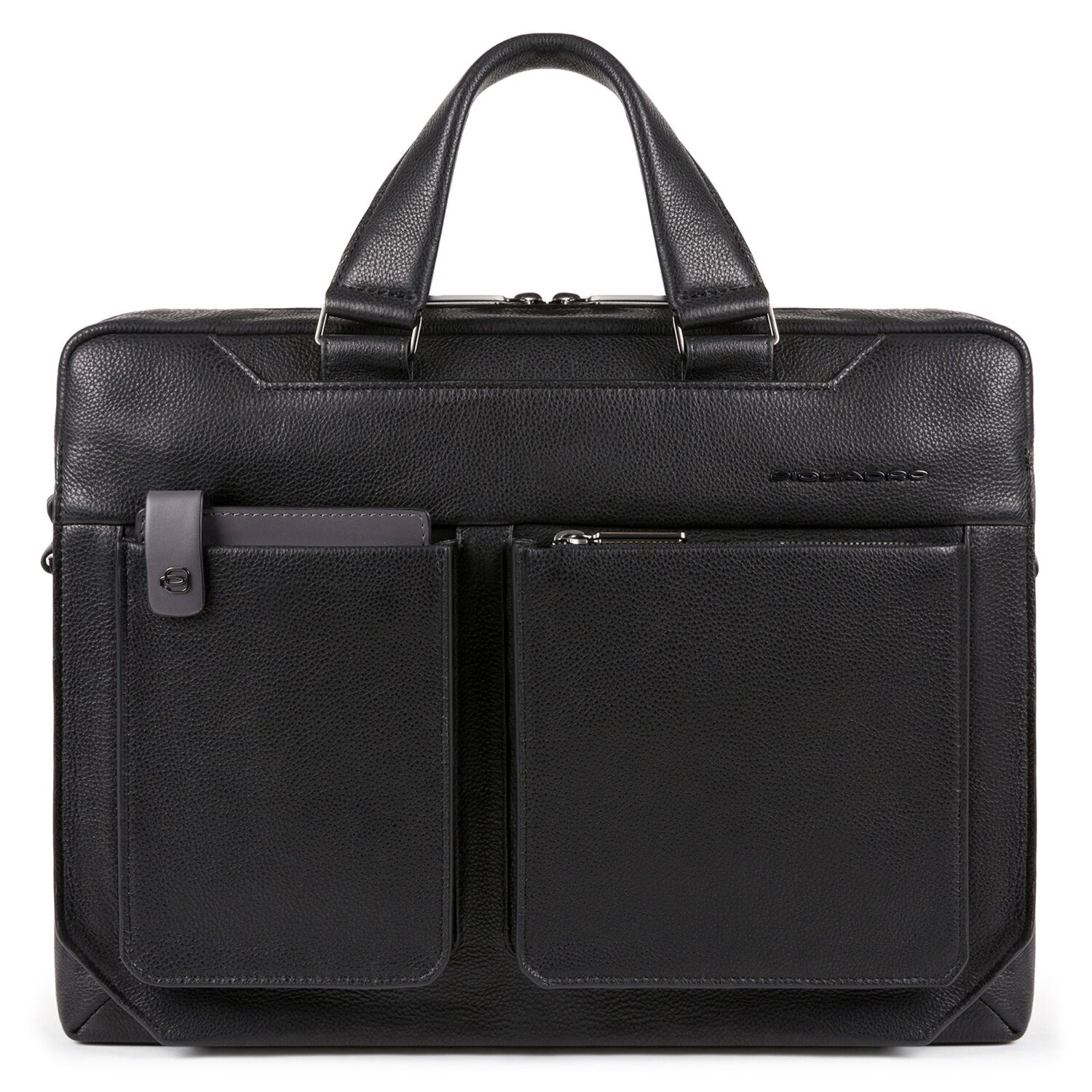 Piquadro Tallin borsa per computer portatile in pelle 37 cm scomparto per computer portatile black sul Bagaglio