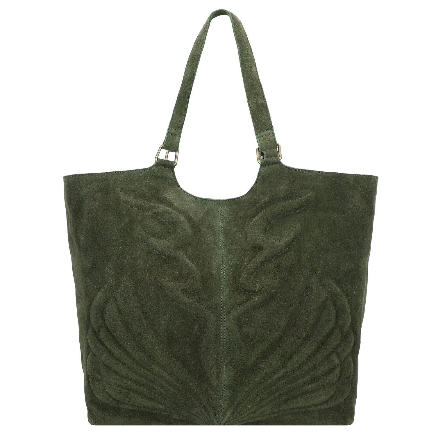 Cowboysbag Western Borsa shopper Pelle 37 cm army green