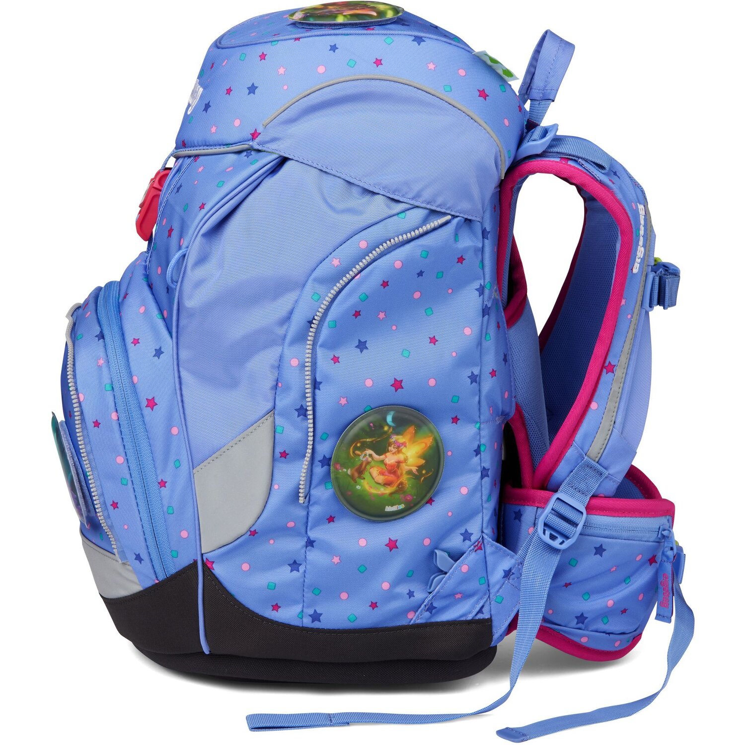 Ergobag Set di zaini per la scuola 6 pezzi, compreso il set di klettie  bärzaubernd